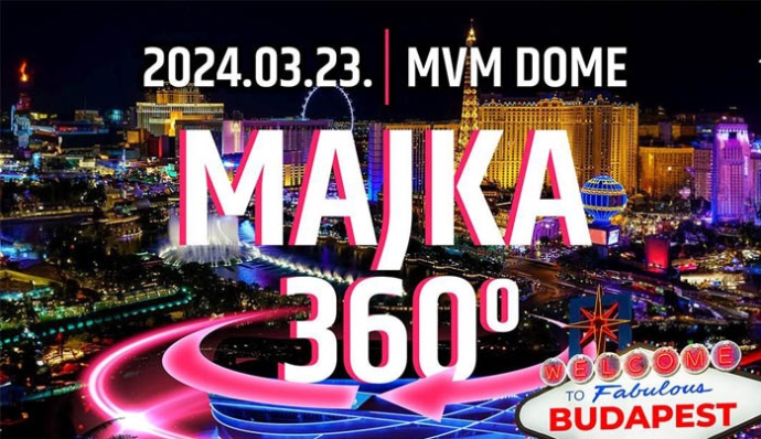 Majka nagykoncert 2024-ben a MVM Dome-ban!